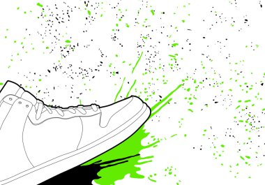 Outline shoes clipart