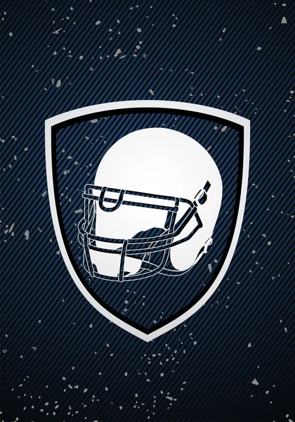 Badge de football américain — Image vectorielle