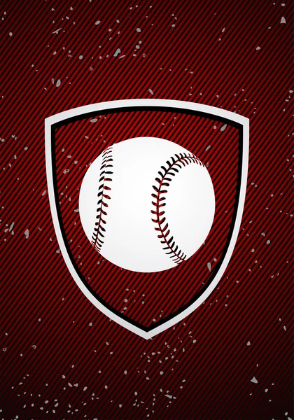 Badge de baseball — Image vectorielle