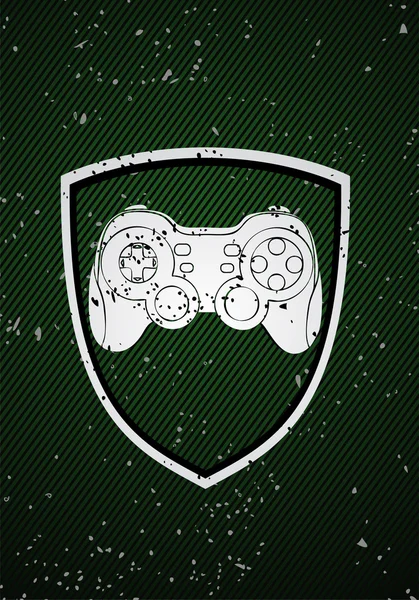 Spel badge — Stockvector