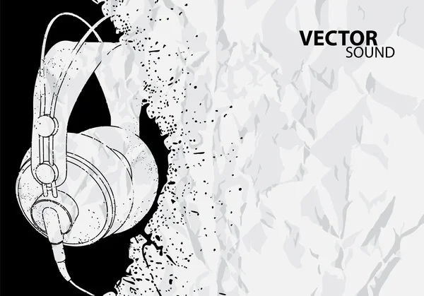 Vektor-Kopfhörer — Stockvektor