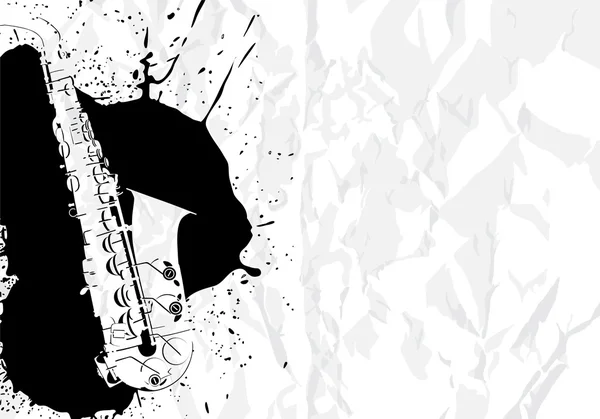 Saxofon — Stockový vektor