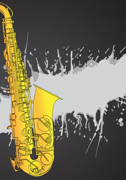 Saxophone — Image vectorielle