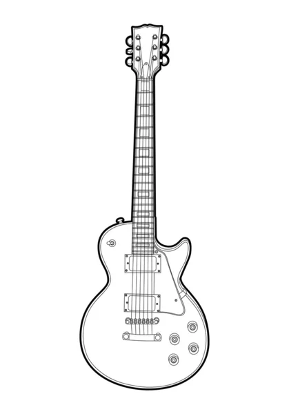 Elektrische gitaar — Stockvector
