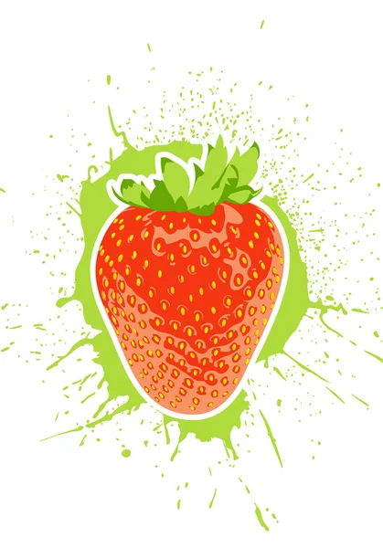 Vector strawberry — Stock Vector