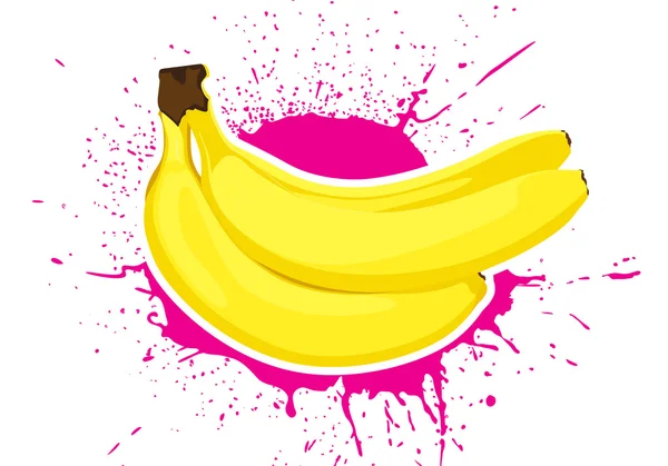 Mogna bananer — Stock vektor