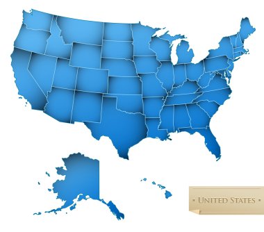 USA map
