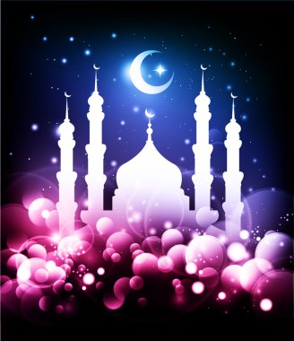 Muslim background clipart