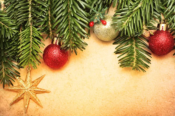 Noel vintage tebrik kartı - xmas arka plan — Stok fotoğraf
