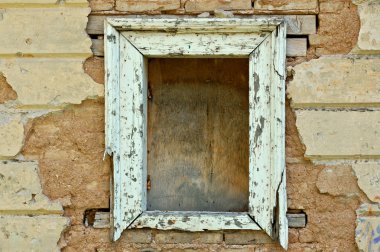 Empty window frame grunge background texture clipart