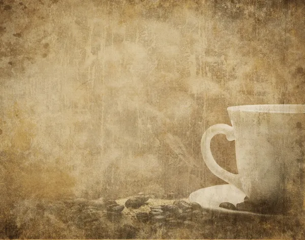 Ročník kávy pozadí — Stock fotografie