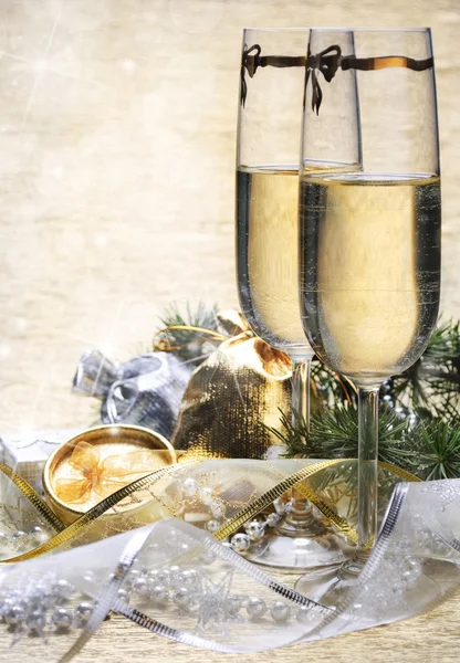 Champagne Glasses — Stock Photo, Image