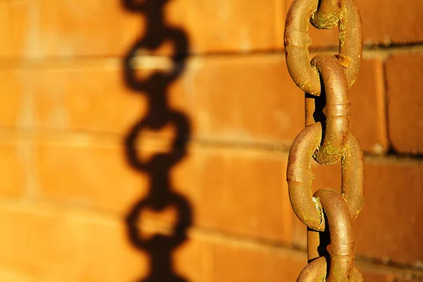 古い錆びた鎖 — ストック写真