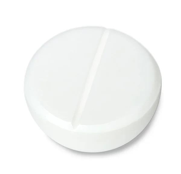 Comprimido de vitamina isolado em um fundo branco — Fotografia de Stock