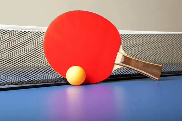 Stolní tenis nebo ping pong rakety — Stock fotografie