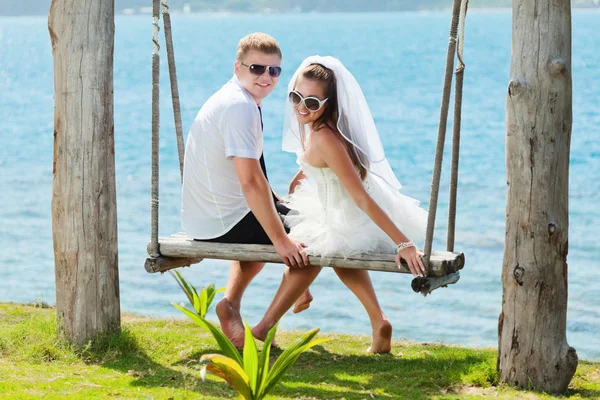 Tropische Hochzeit — Stockfoto