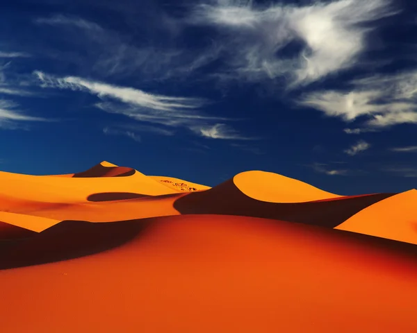 Wüste Sahara, Algerien — Stockfoto
