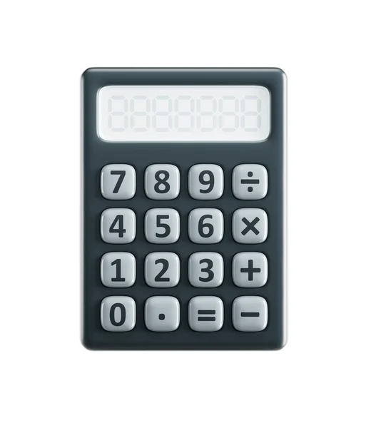 Изолированный калькулятор — стоковое фото
