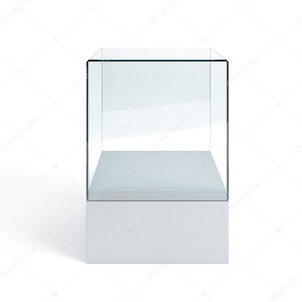 Empty display case