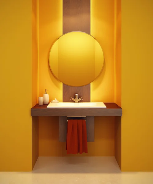Nowoczesne wnętrze łazienki — Zdjęcie stockowe