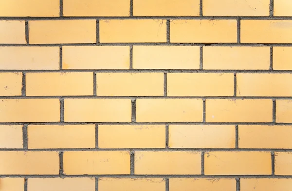 Textura de pared de ladrillo amarillo — Foto de Stock