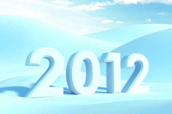 Nieuwe jaar 2012 — Stockfoto
