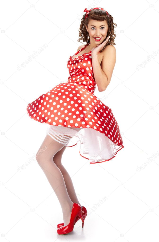 American Pin Up Girl Stock Photo By ©zoomteam 1809644