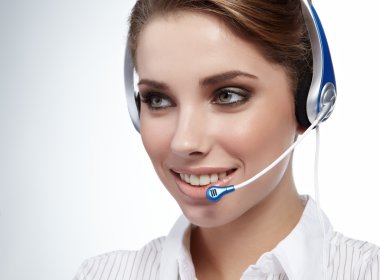 Customer service agent clipart