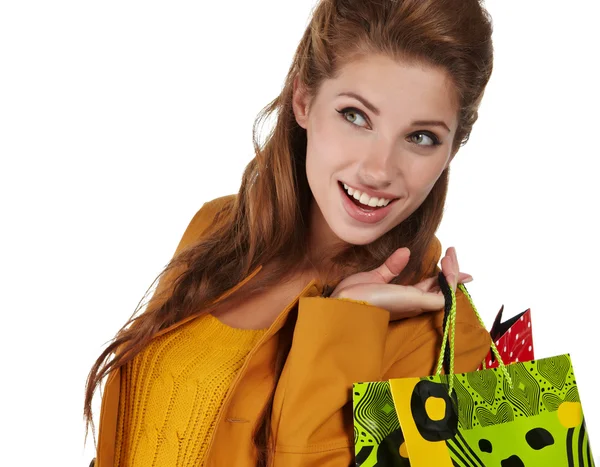 Woman and shopping — Stock Photo, Image