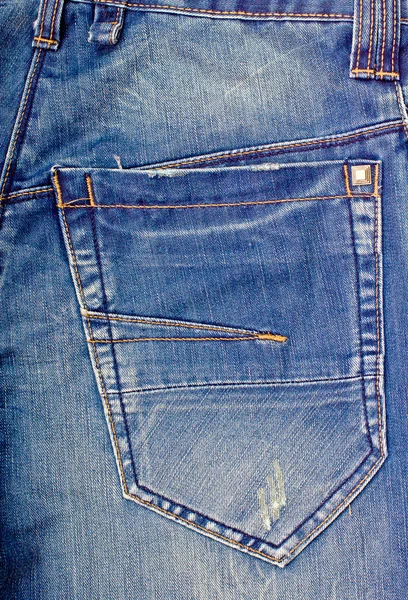 Fragment džíny s kapsou. — Stock fotografie