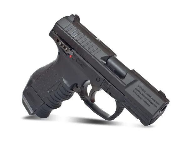 Černé polo automatické pistole — Stock fotografie