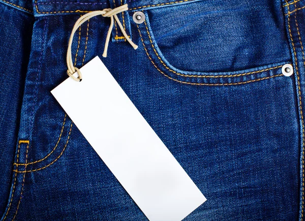 Etiqueta jeans — Foto de Stock