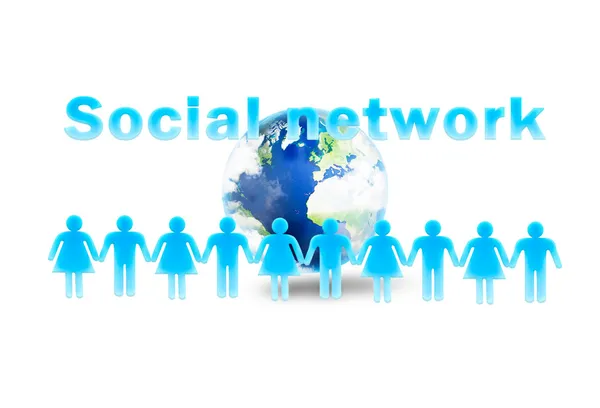 Concept de réseau social — Photo