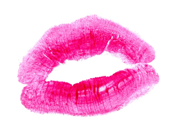 Ženské polibek razítko — Stock fotografie