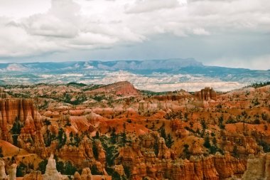 bryce canyon bakış açısından görüntüleme. Utah. ABD