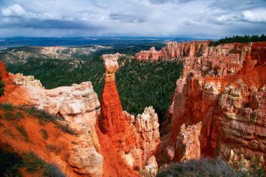 bryce canyon bakış açısından görüntüleme. Utah. ABD