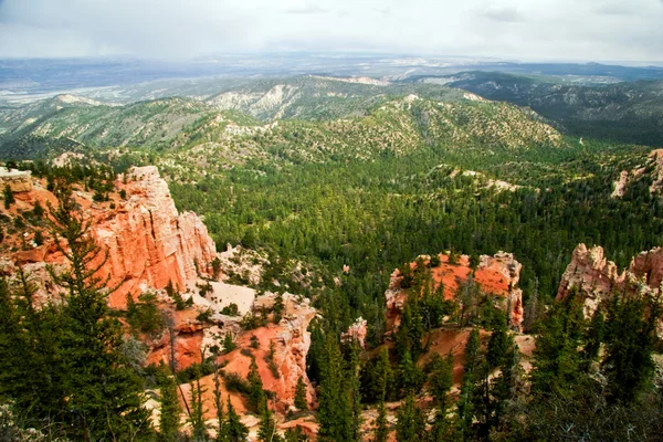 View from viewpoint of Bryce Canyon. Utah. USA — Stock Photo, Image