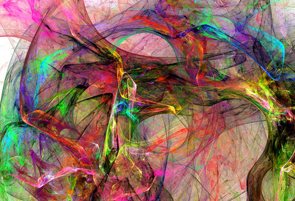 абстрактный фрактальный фон