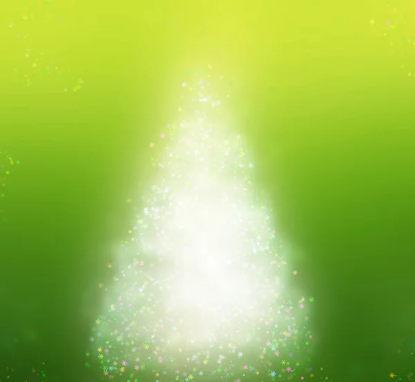 Абстрактная рождественская ёлка — стоковое фото