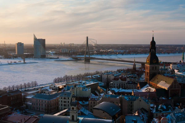 Vista sulla città di Riga — Foto Stock