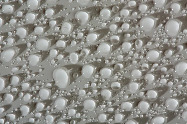 Tło kropla wody na białej — Zdjęcie stockowe