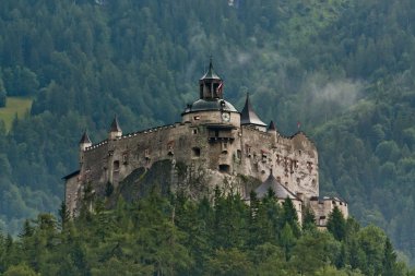 Hohenwerfen castle in Austria clipart