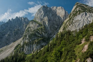 Avusturya donnerkogel gosaukamm dağlar