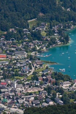 dan zwolferhorn teraslı ve st gilgen haritasında görüntüleme