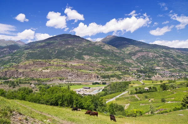 Vale de Aosta. Itália — Fotografia de Stock