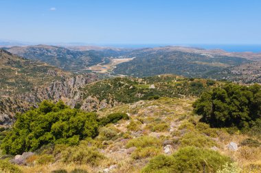 Dağ Manzaralı. Crete, Yunanistan