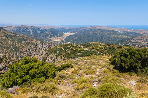 Widok na góry. Crete, Grecja — Zdjęcie stockowe