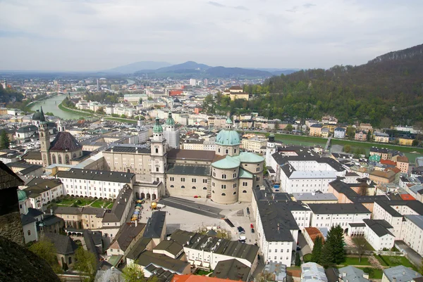 Панорама міста Зальцбург. Австрія. — стокове фото