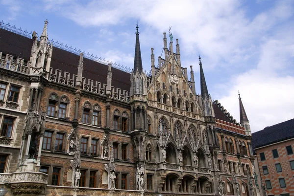 Facade of the famous Townhall / Munich — Stock Photo, Image