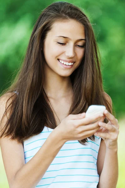 Young woman phone — Stock Photo, Image